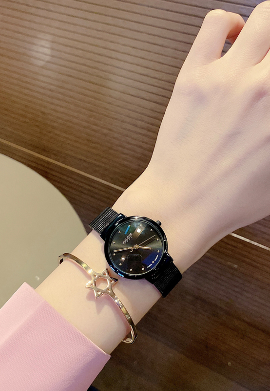 Đồng hồ nữ Julius Hàn Quốc ngọc trai đen JA-426LE  chống nước
