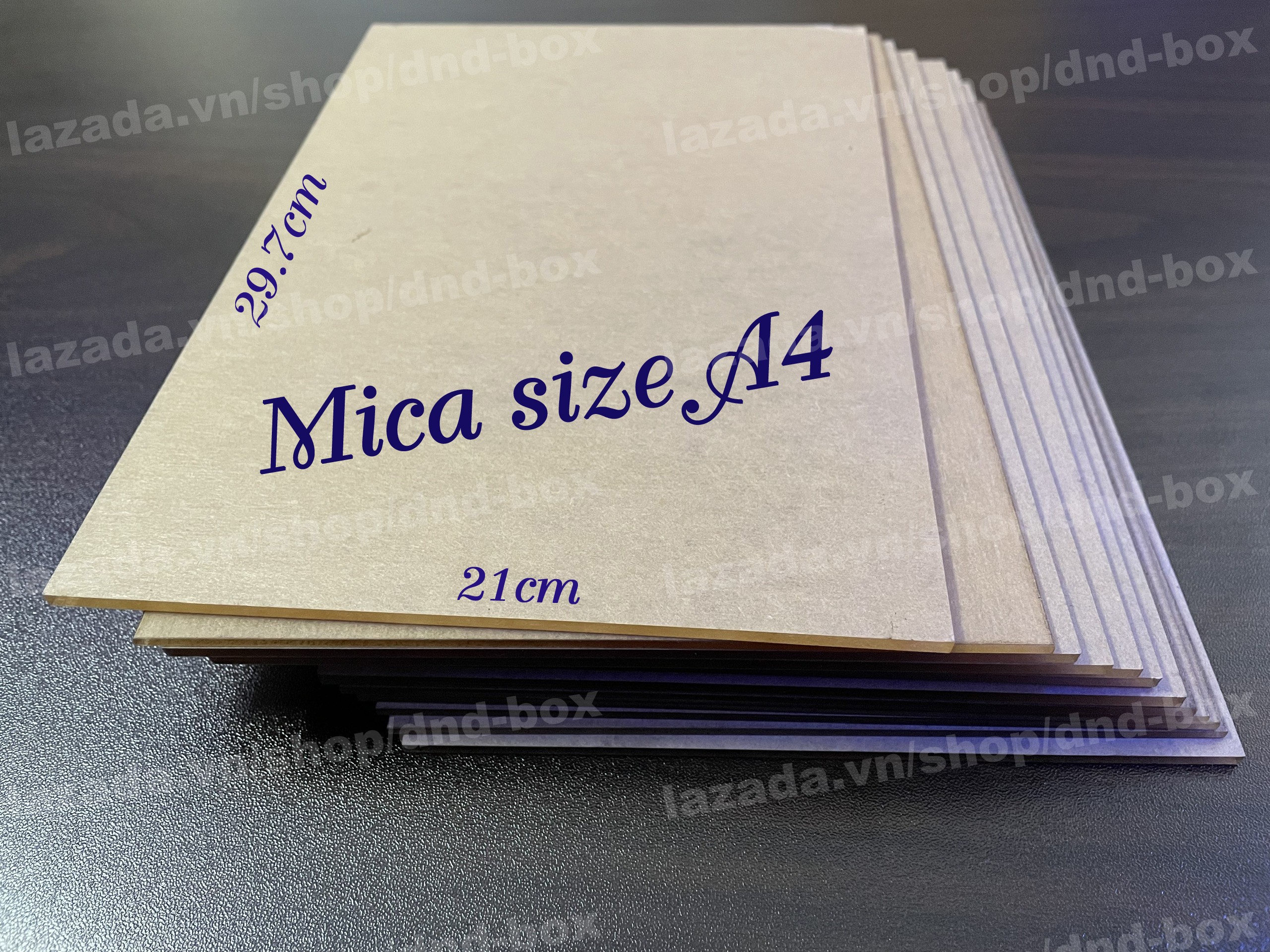 Tấm mica size A4 (21cm x 29,7cm) dày từ 2mm đến 5mm