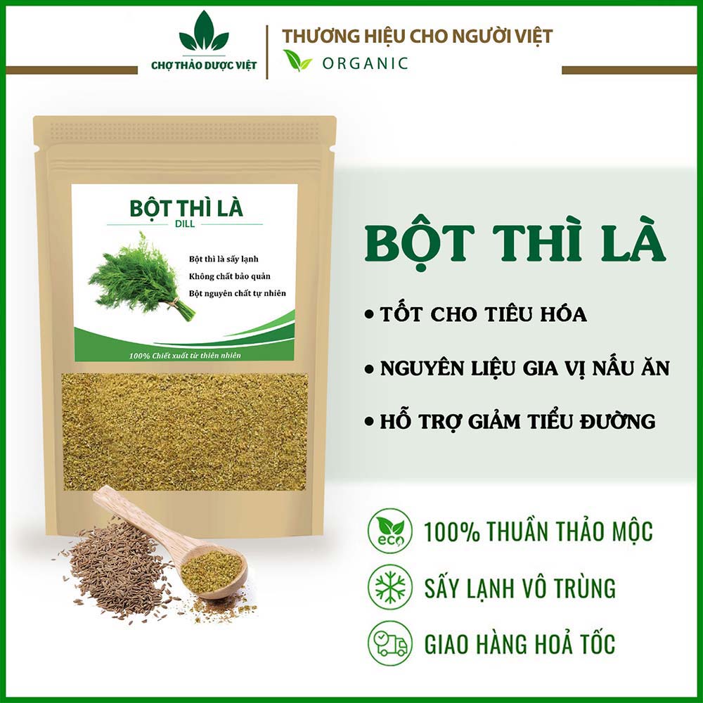 Bột thì là nguyên chất 500g - Chợ Thảo Dược Việt