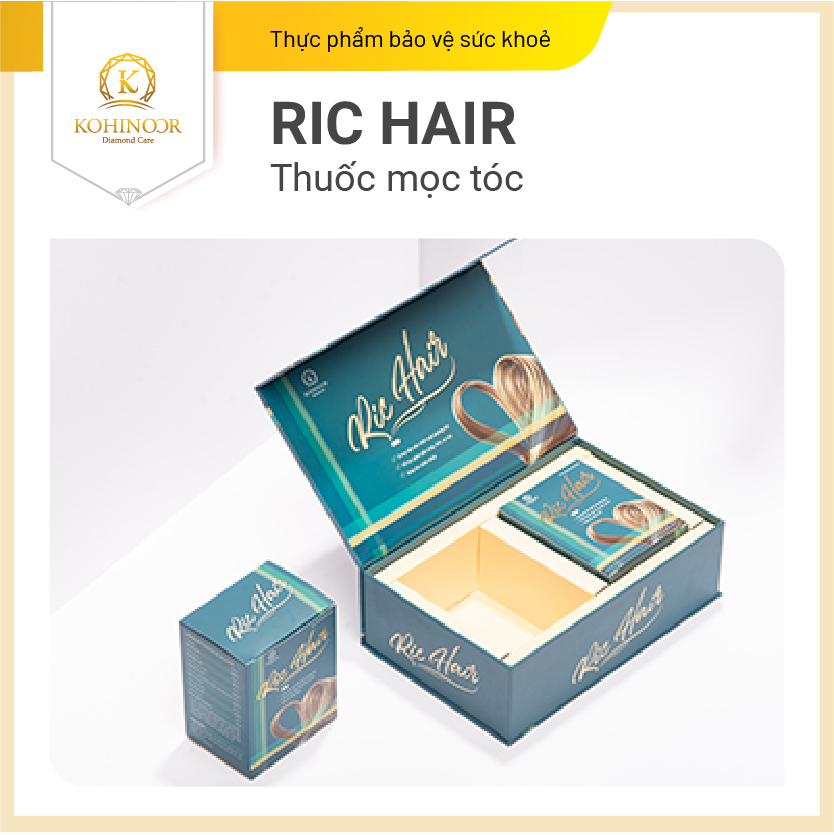 Viên mọc tóc RIC HAIR Kohinoor (60 viên)