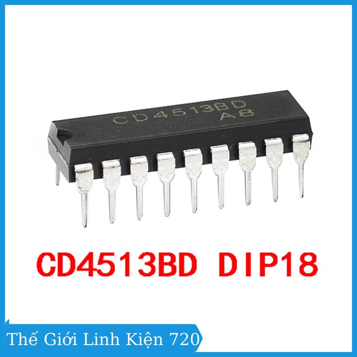 IC CD4513 DIP18 18 chân cắm