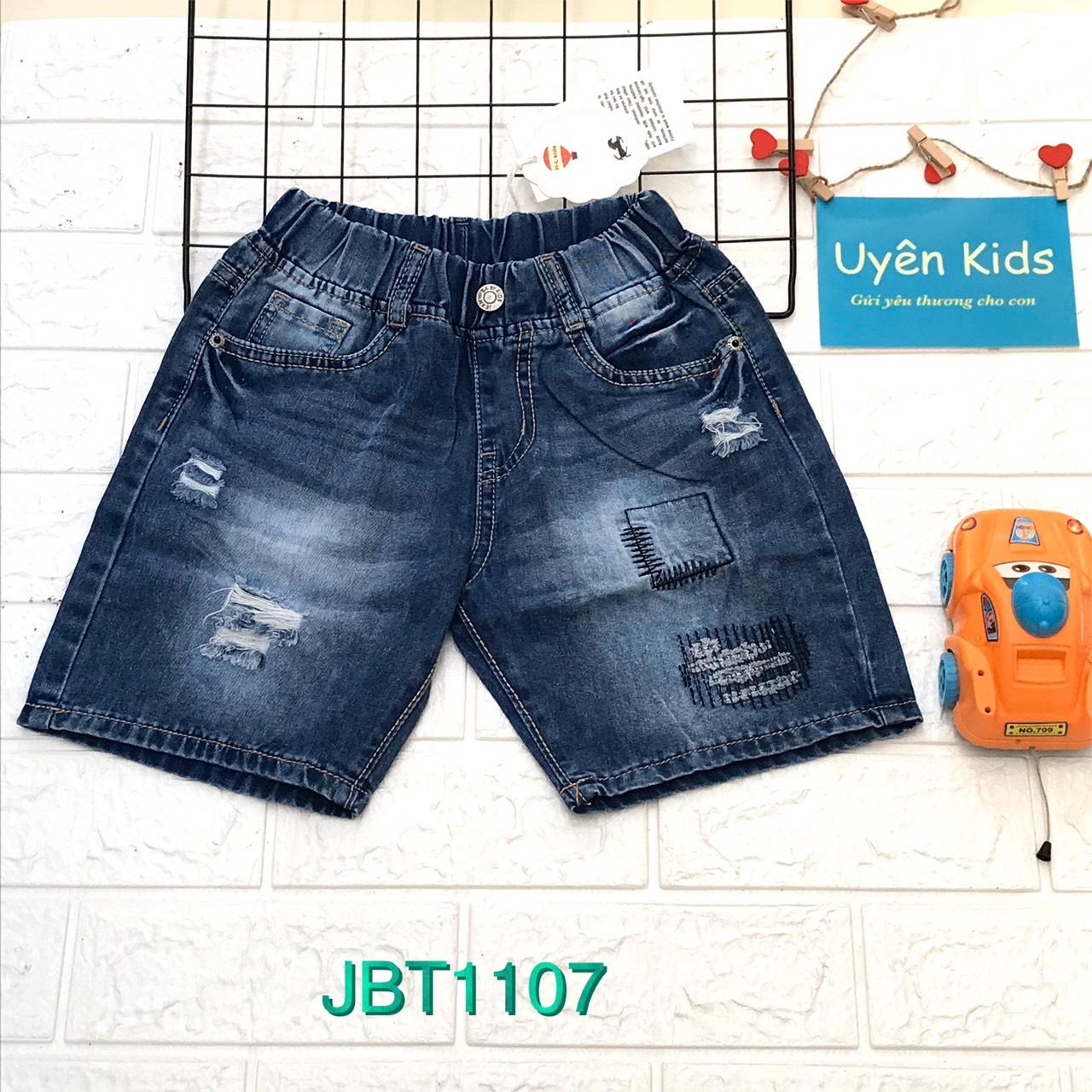 Quần short jean cotton cao cấp cho bé trai