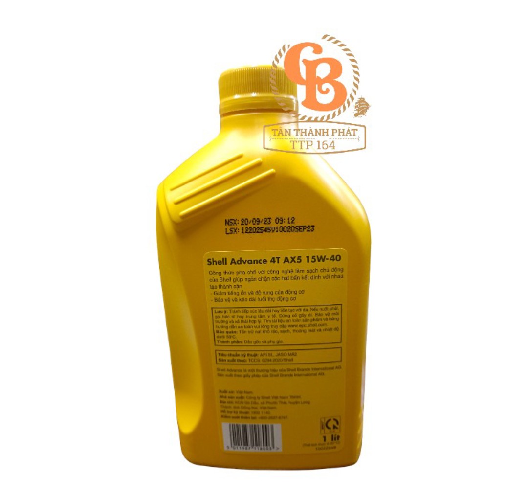 Shell Ax5 Oil 0'8L and 1L