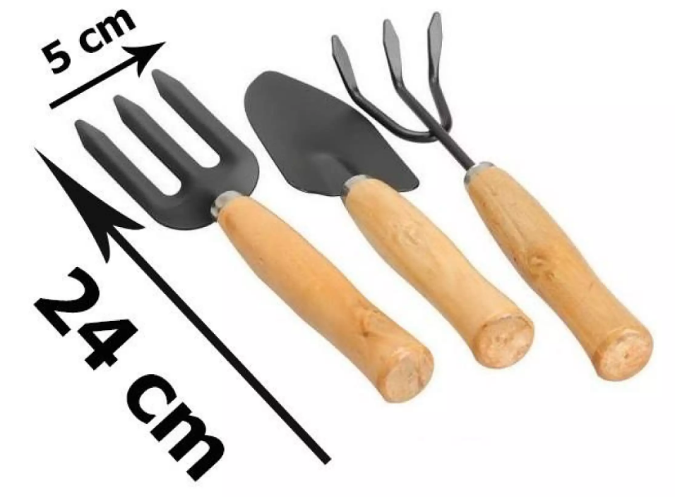 Dụng cụ làm vườn 3 món ( size 25cm ) giá rẻ