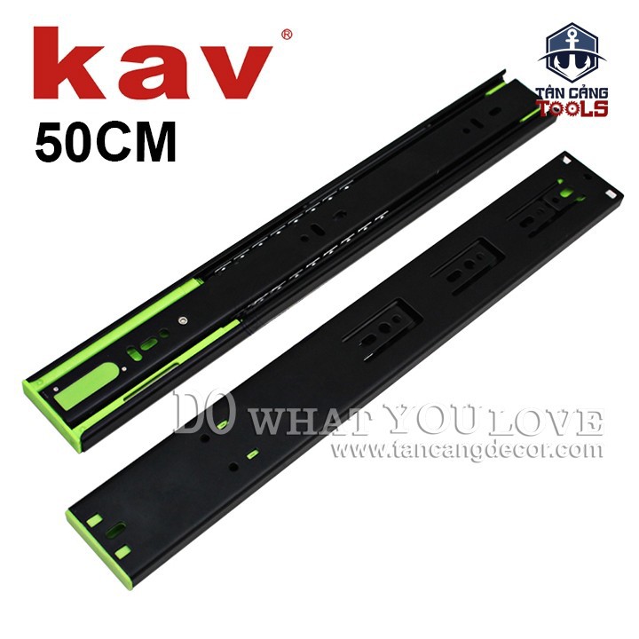 Ray Bi Giảm Chấn Nhấn Mở KAV 50 Cm - 1 Cặp-là dòng phụ kiện mới nhất hiện nay với tính năng nhấn mở hộc kéo