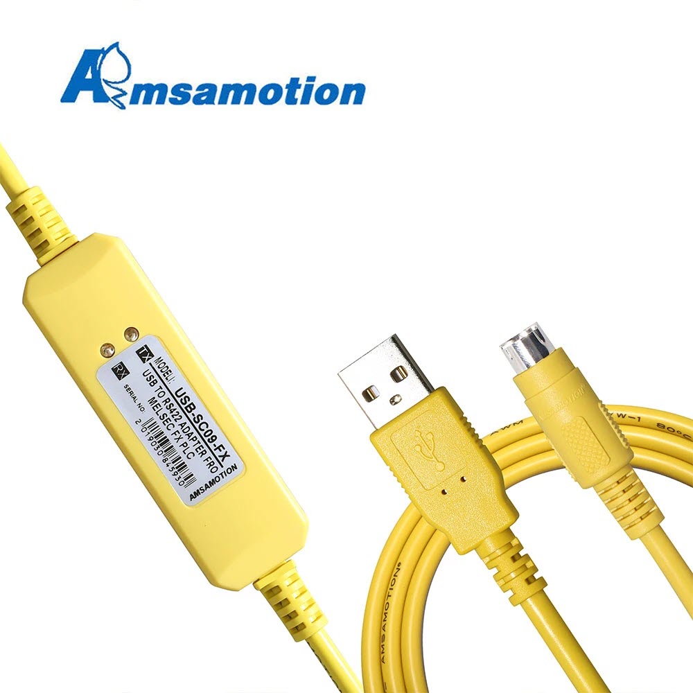 AMSAMOTION Cáp lập trình PLC Mitsubishi USB-SC09