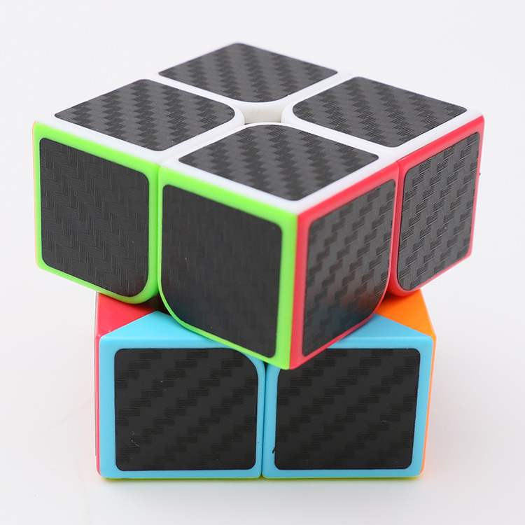 Đồ Chơi Rubik Zcube Carbon 2x2 Sticker - rubik phát triển trí tuệ
