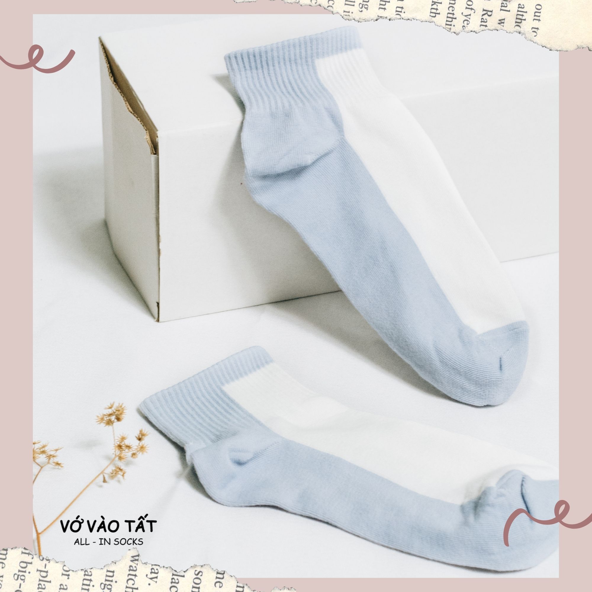 TẤT VỚ NỮ VỊT CON XANH BIỂN