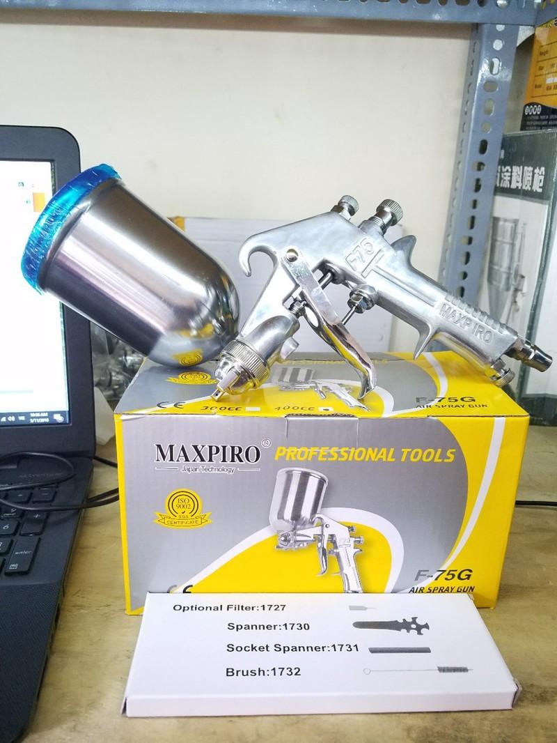 S.úng Phun Sơn PU ,Cửa Sắt F75 Maxpiro