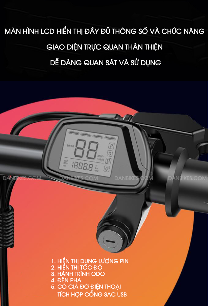 XE ĐẠP ĐIỆN GẤP GỌN G-FORCE GL14  (BH 12T)