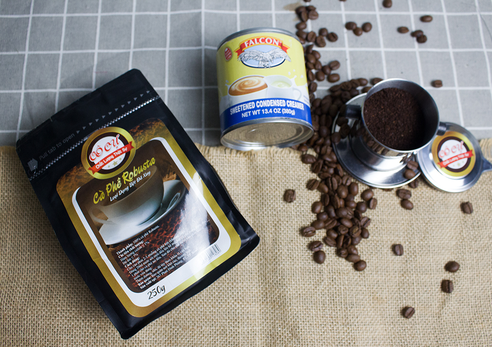Cà phê bột Robusta nguyên chất dòng cao cấp Cô Cự 250gr