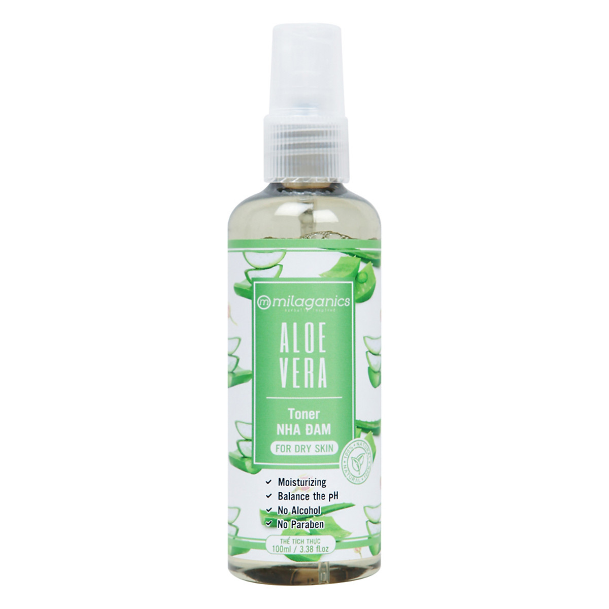 Toner Nha Đam Milaganics 100ml