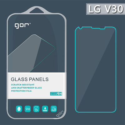 Bộ 2 Kính cường lực cho LG V30 - trong suốt chính hãng GOR vát 2,5D ( 2 miếng)