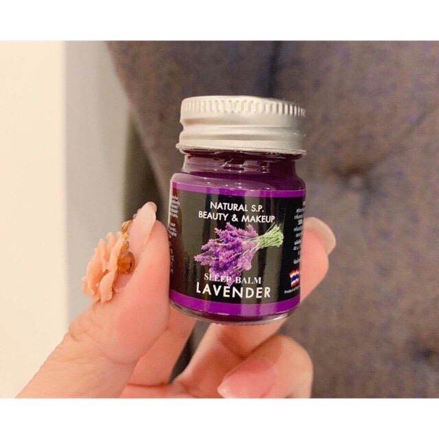 Dầu cù là thái lan giúp ngủ ngon lavender sleep balm natural s.p. beauty & makeup 15g