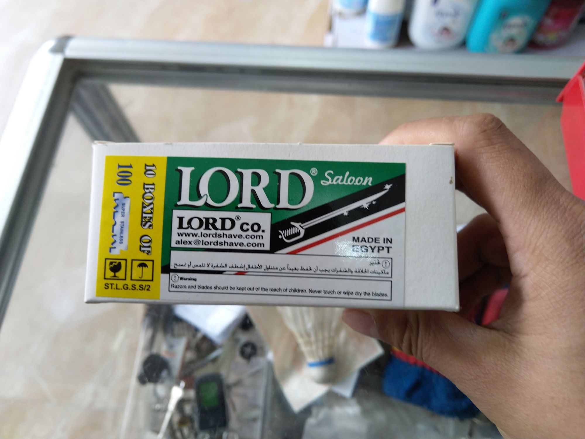 Lưỡi dao Lord bẻ sẵn (hộp 100lưỡi)