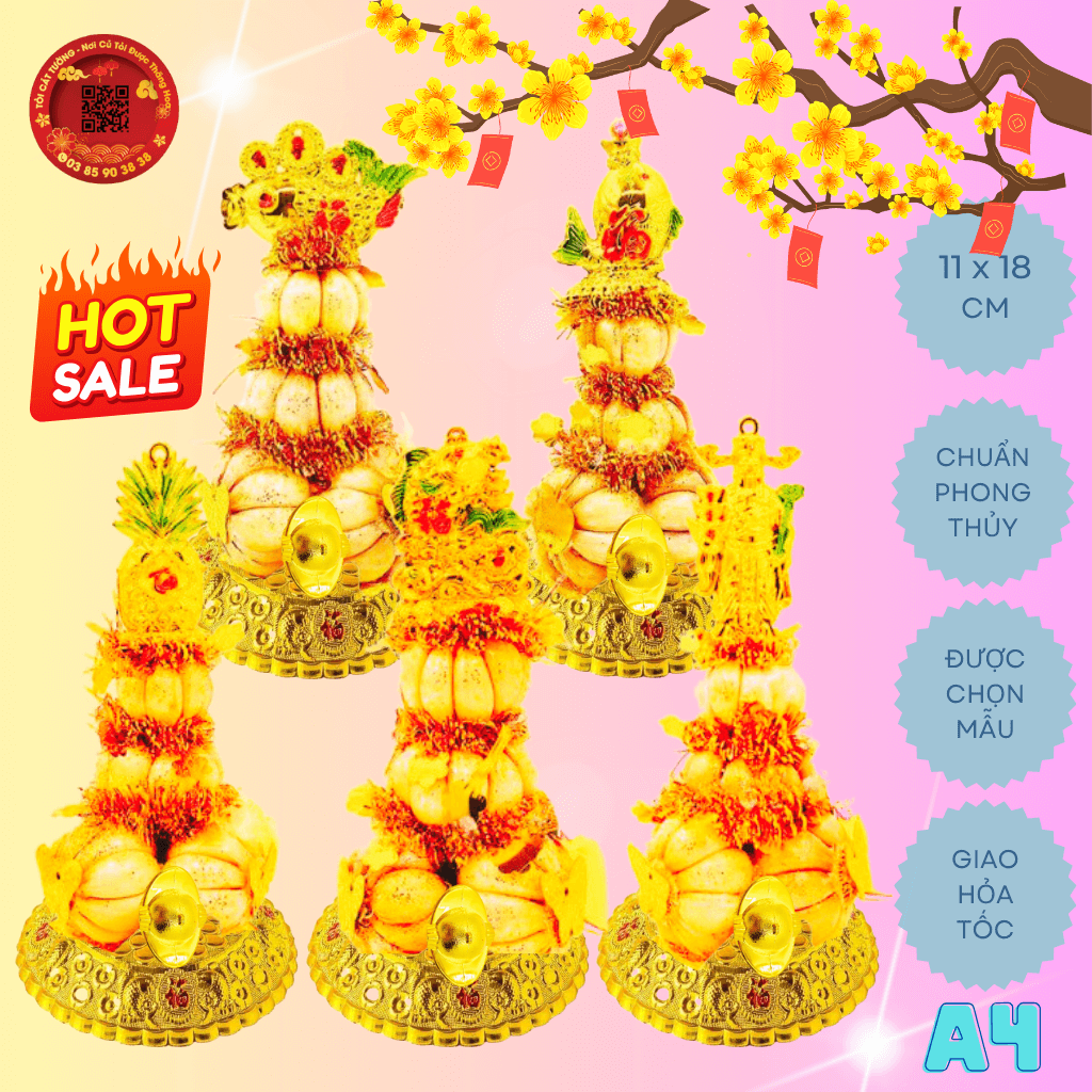 Bông Tỏi Thần Tài 5 Củ Tài Lộc - TỎI CÁT TƯỜNG