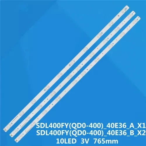 Darling 40HD900 - Bộ 3 cây 10 led 3v cho Tivi Darling 40HD900 và các dòng tương tự #XY261