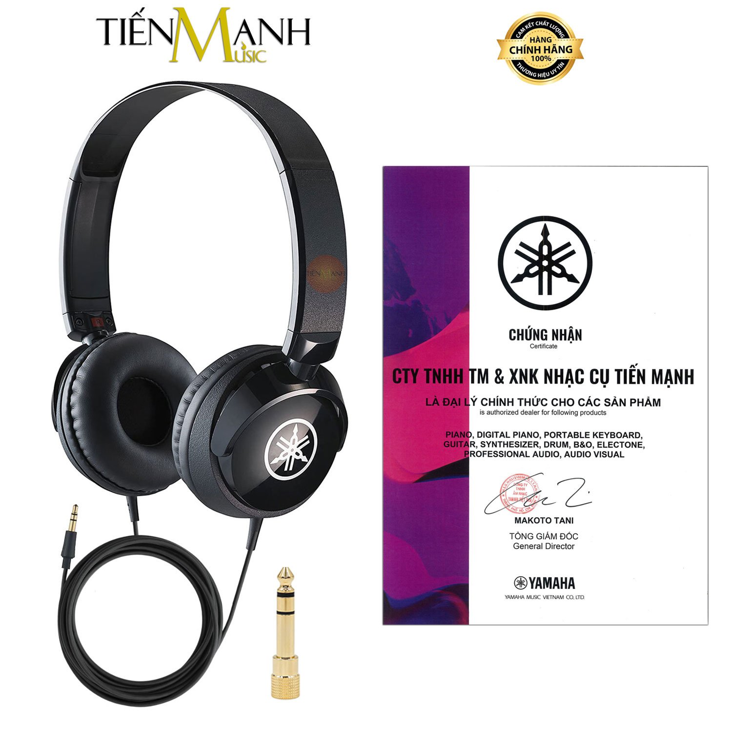 [Chính Hãng] Tai Nghe Yamaha HPH-50B, HPH-50WH - Cho Nhạc Cụ, Đàn Piano, Organ HPH50B, HPH50WH Headphone HPH50