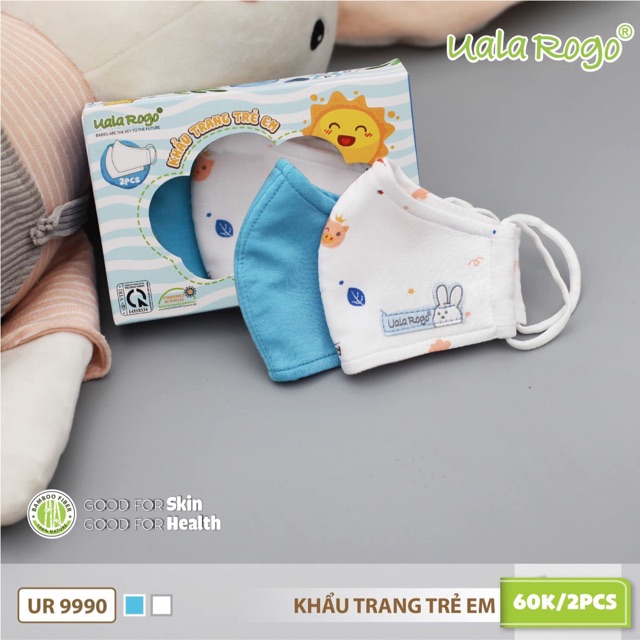 Khẩu trang cho bé trai & bé gái - UalaRogo