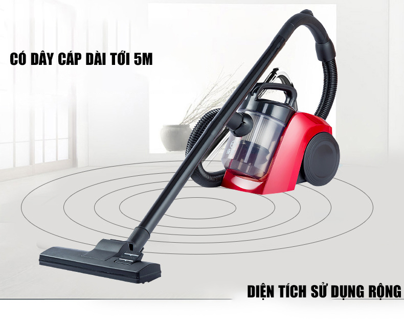 Máy hút bụi gia đình công suất 1000W, máy hút bụi cầm tay đa năng với nhiều đầu hút tiện lợi và phạm vi làm việc rộng, bảo hành 2 năm, lỗi đổi mới trong 7 ngày đầu nhận hàng