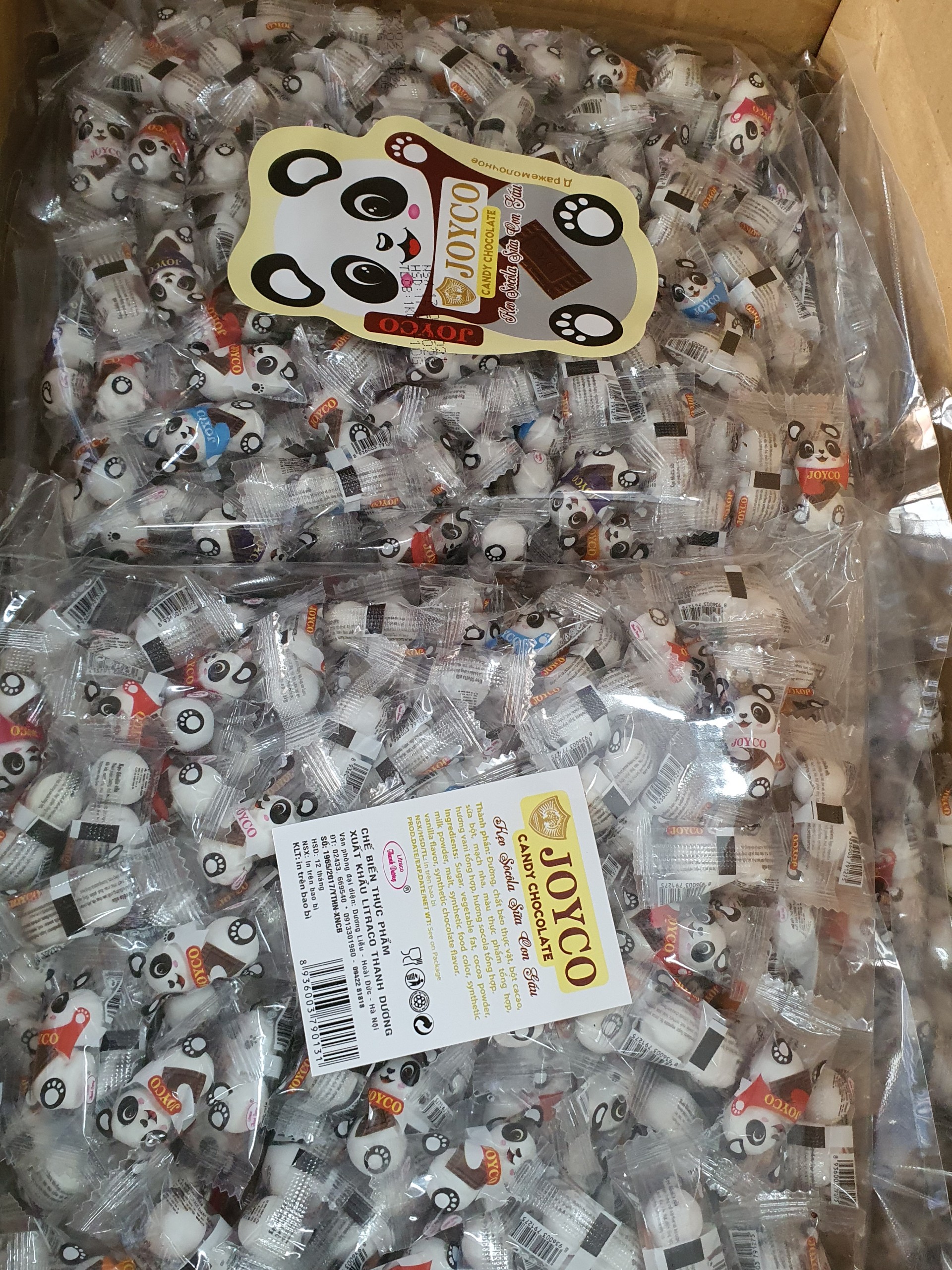 socola hình gấu trúc 450gr