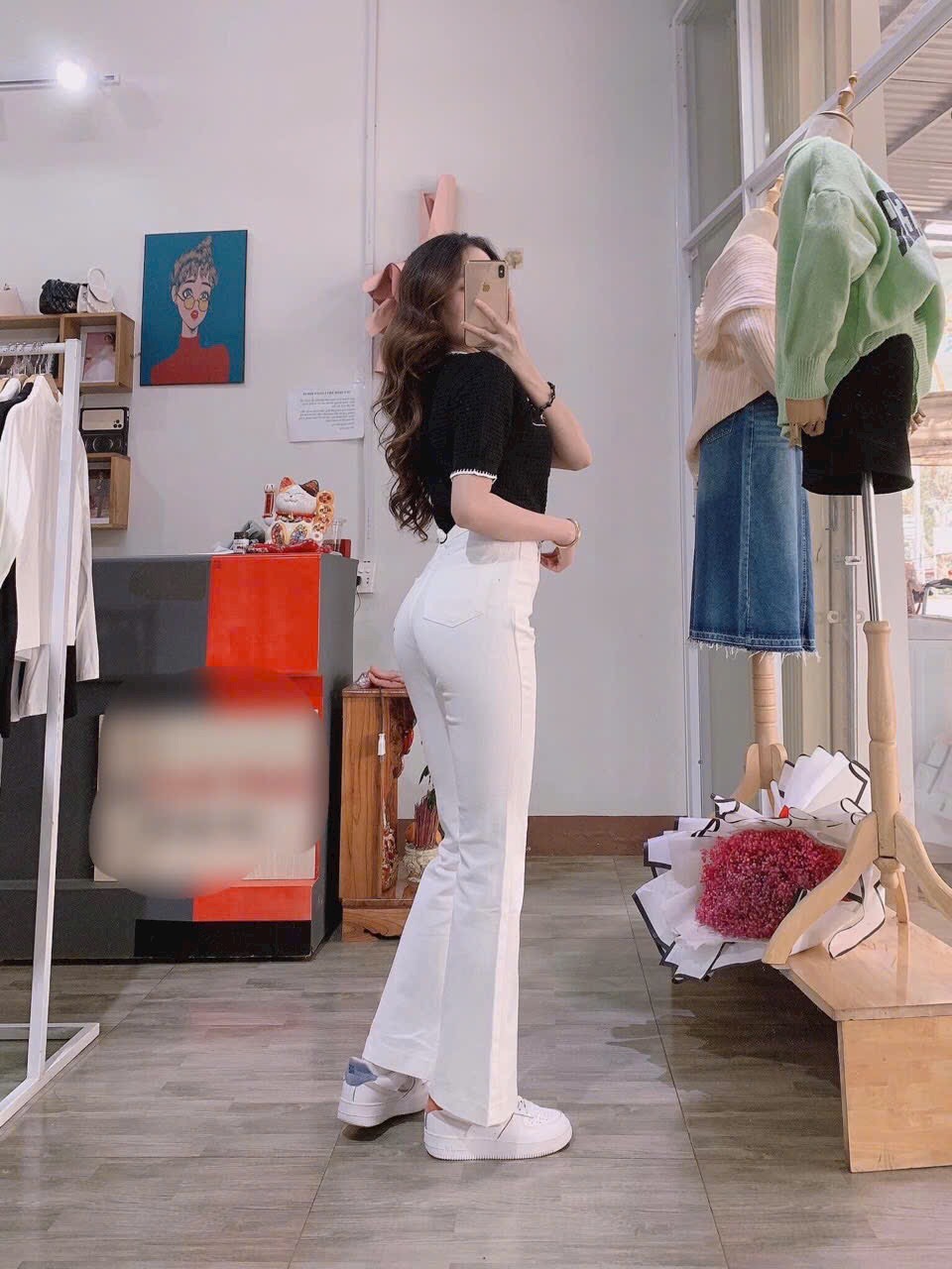Quần Tây Ống Loe Co Giãn Form Siêu Đẹp