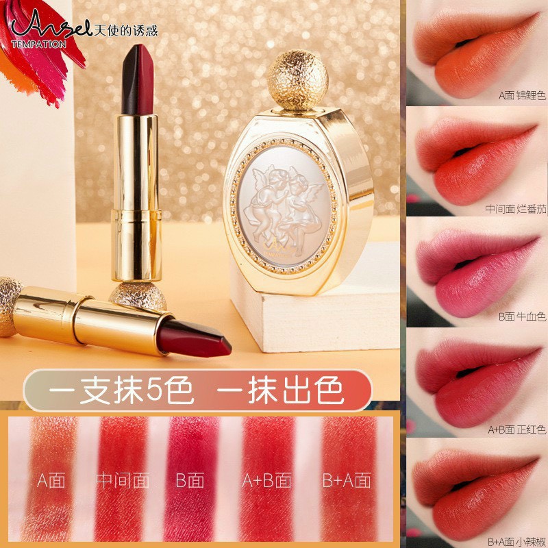 [Mua 1 tặng 1] Son 5 màu Arsel + tặng kèm gương