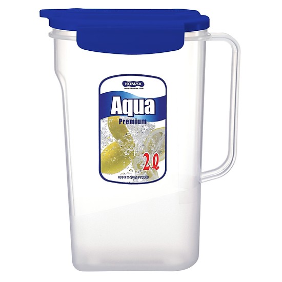 Bình nước cao cấp Aqua Komax Hàn Quốc 2L nhựa PET, PP chịu nhiệt tốt, được FDA chứng nhận an toàn