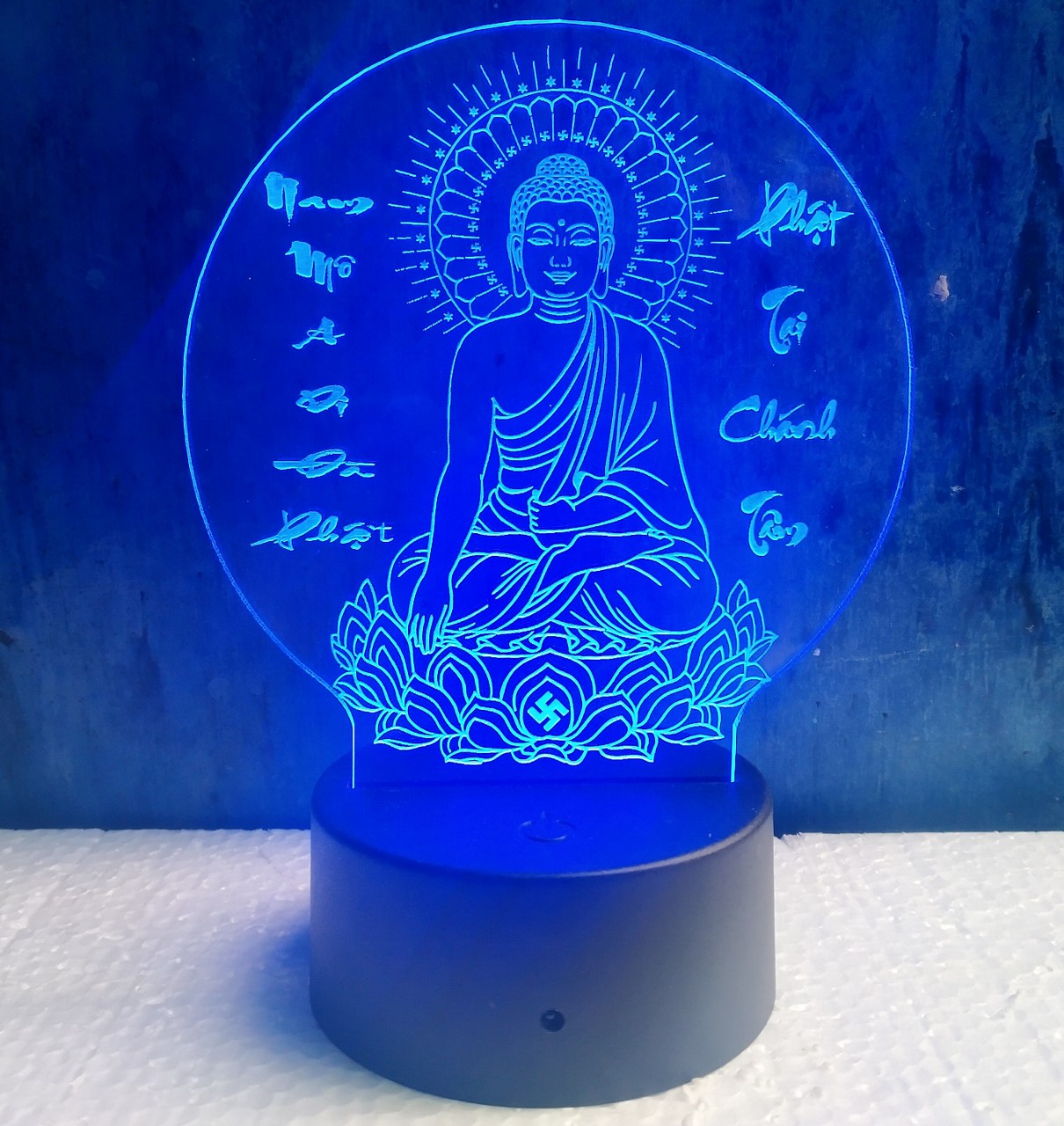 Đèn ngủ 3D phật, đèn thờ , quà tặng trang trí .