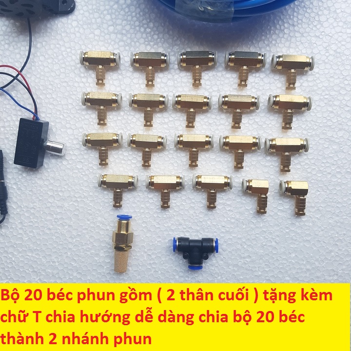 BỘ PHUN SƯƠNG TƯỚI LAN 20 BÉC