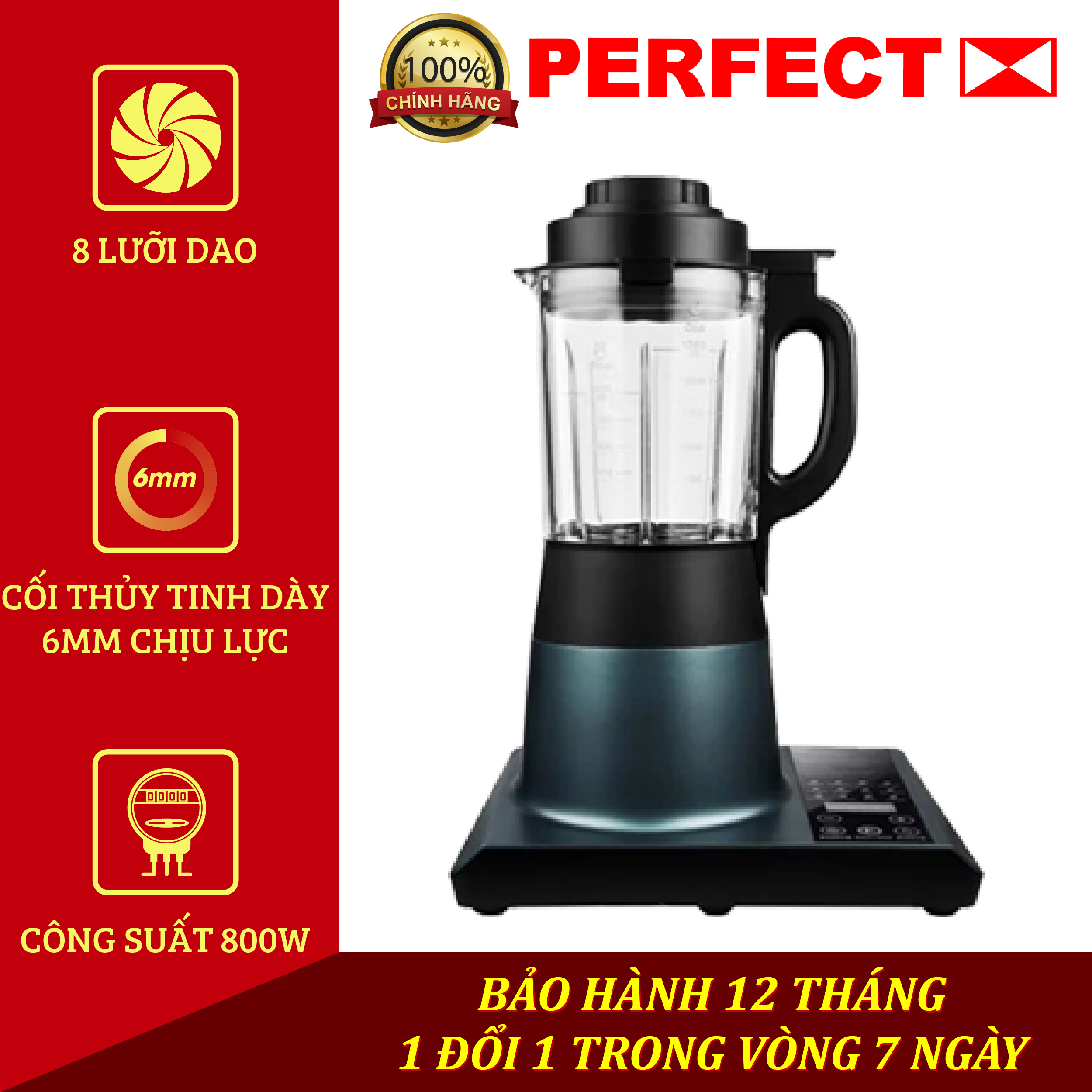 MÁY XAY SỮA HẠT PERFECT PF-SH39  800W