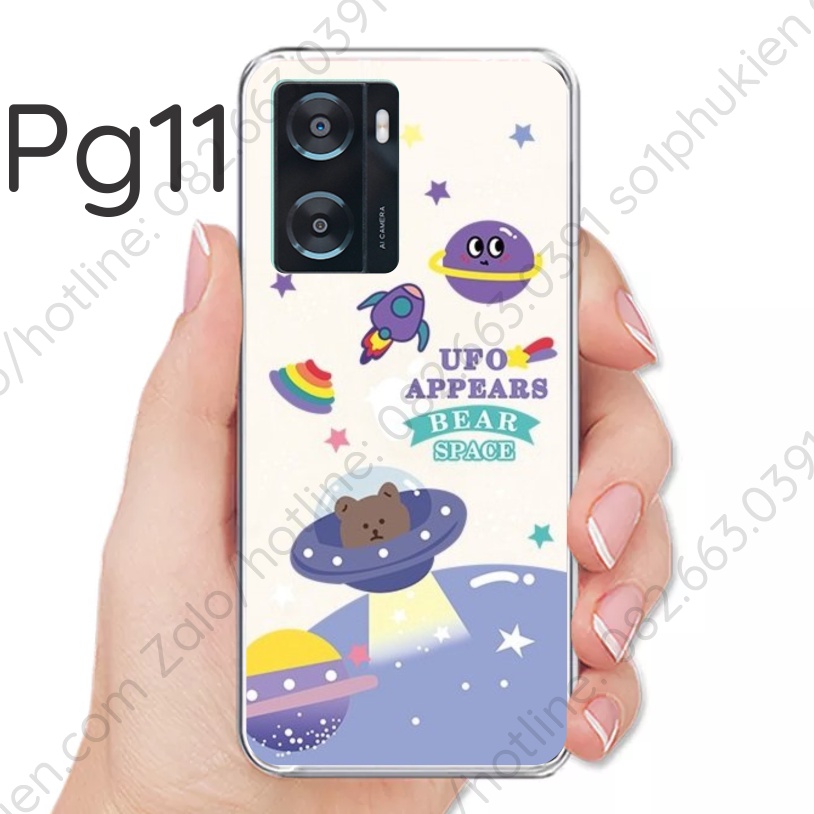 Ốp lưng oppo a57 2022 a77 / a77s dẻo in hình sắc nét hoạt hình dễ thương