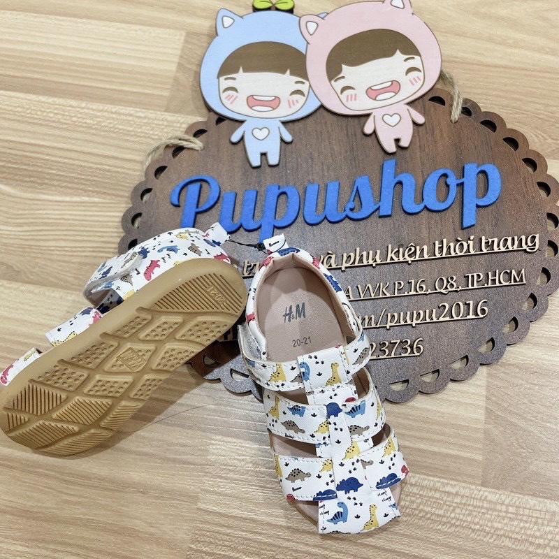 [HCM]Sandal rọ hoạ tiết khủng long H&M TQXK (Kèm ảnh thật)