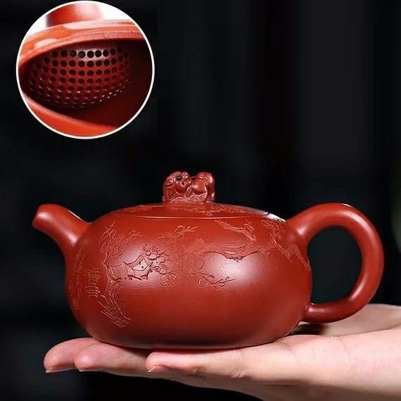 Ấm tử sa nghi hưng mai hoa sư tôn 230 ml