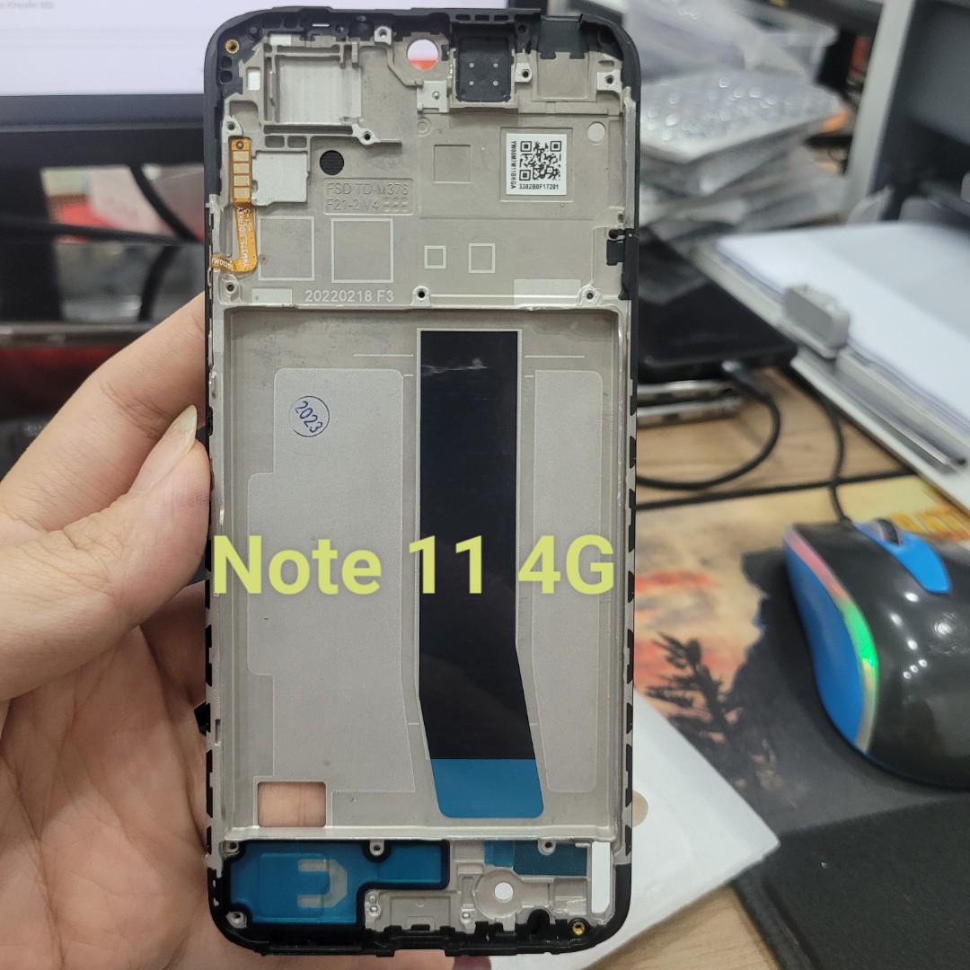 Khung xương đỡ màn hình xiaomi redmi note 11 4g / redmi note 11s 4g, loại zin