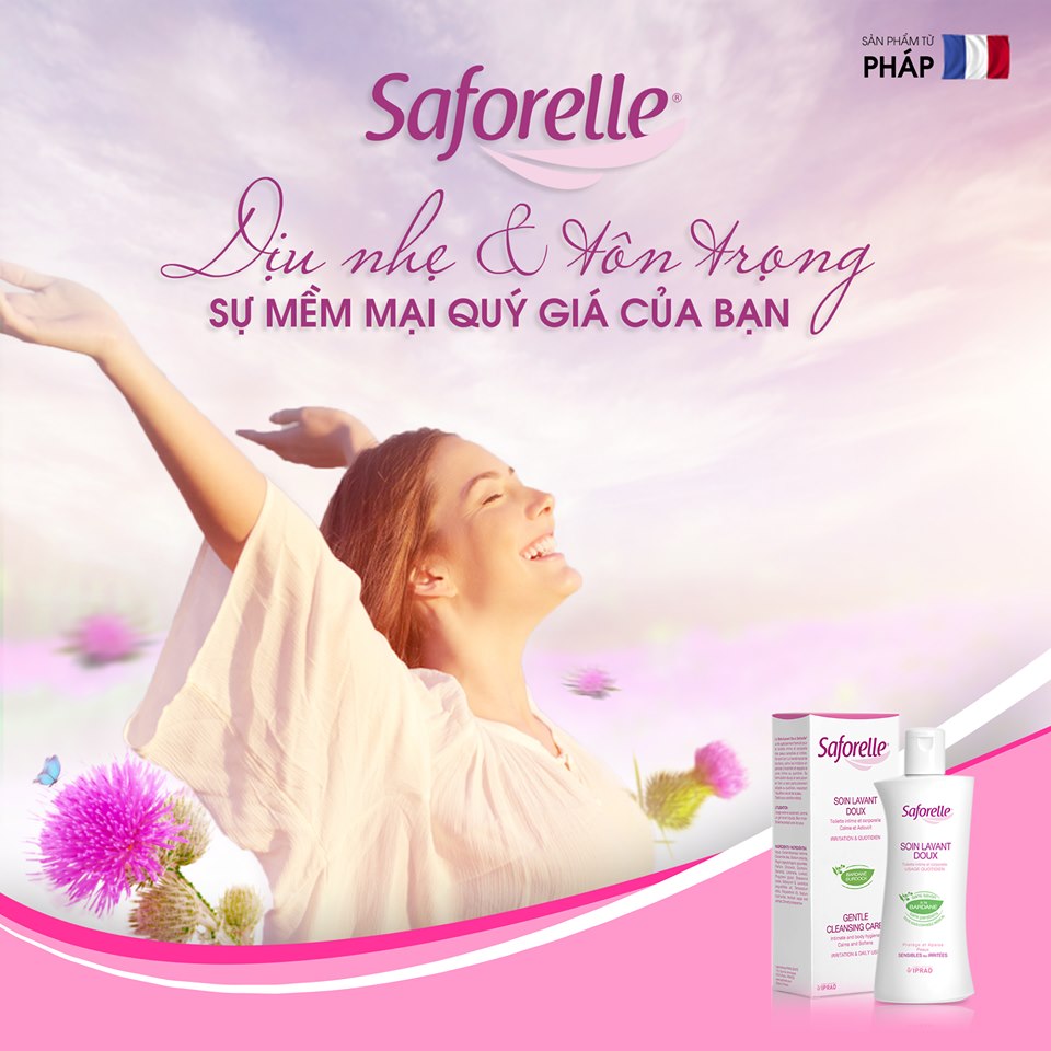 Dung Dịch Vệ Sinh Vùng Kín SAFORELLE Gentle Cleansing Care (250ml)