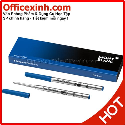 [Hộp 2 cây] Ruột bút Mont Blanc Ballpoint Medium Xanh