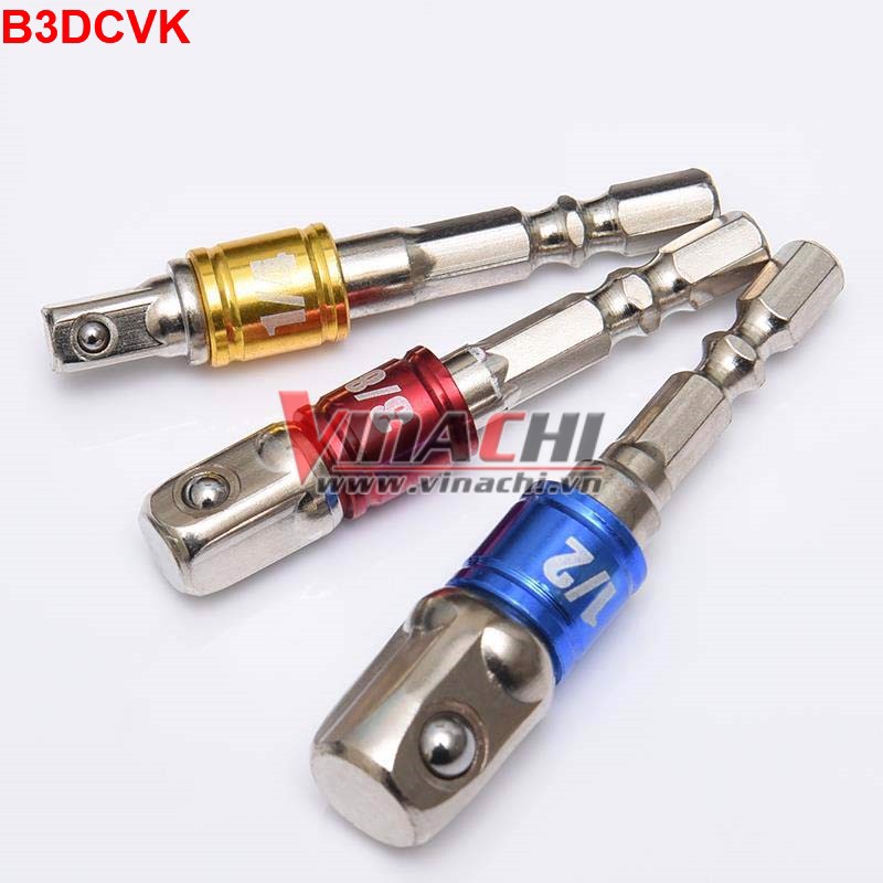 Bộ 3 Đầu Chuyển Vặn Khẩu Cho Khoan