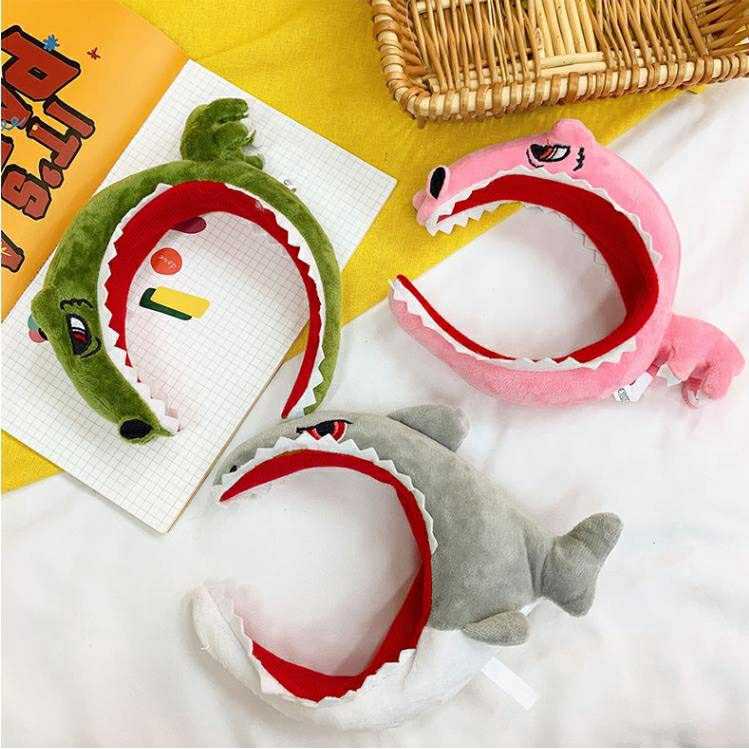 Hair hoop, headband, big animal head dinosaur hair band
