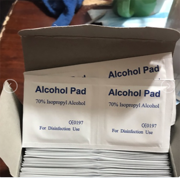 Bông tẩm cồn Alcohol Pads 100 miếng - Nam Sơn Saigon