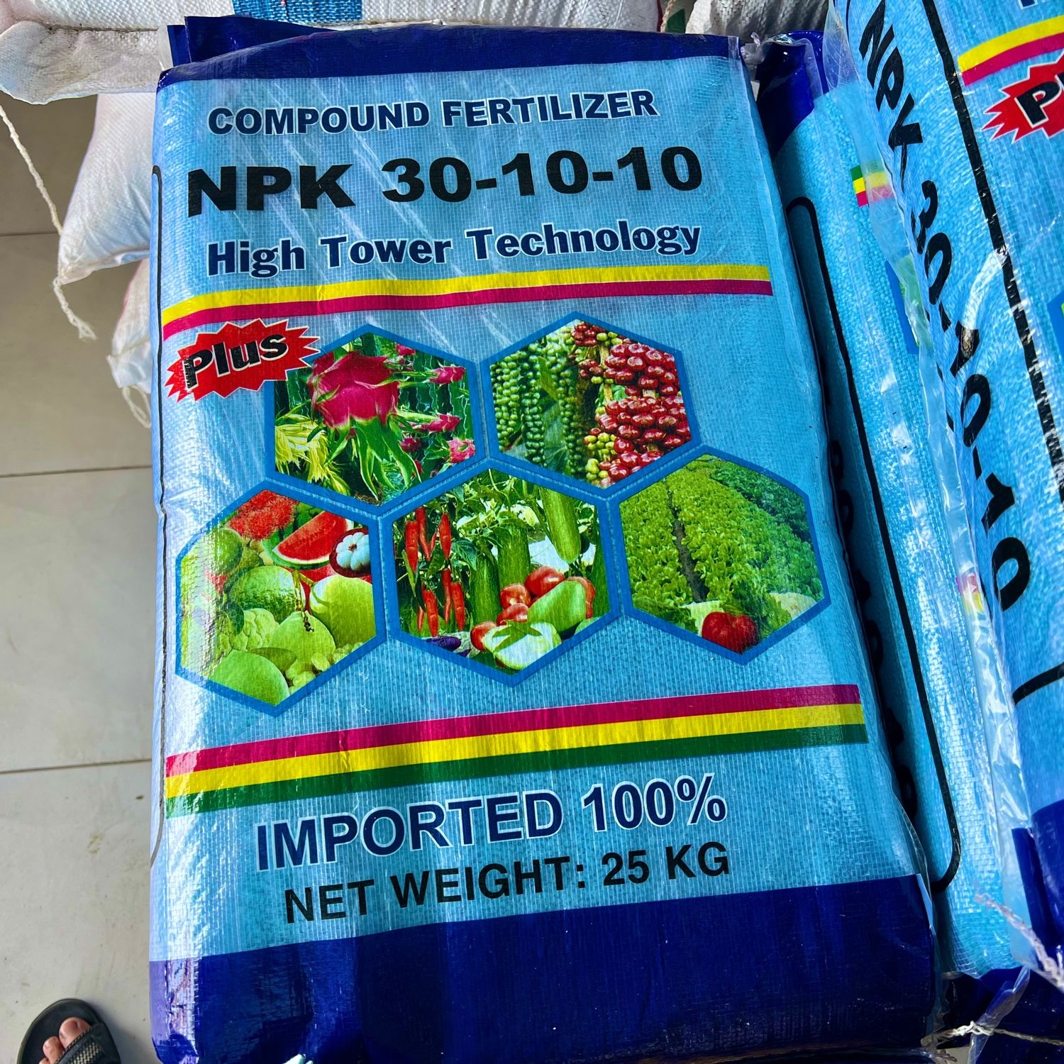 (1KG) Phân bón npk 30 10 10 bung chồi vọt đọt mập thân xanh cây