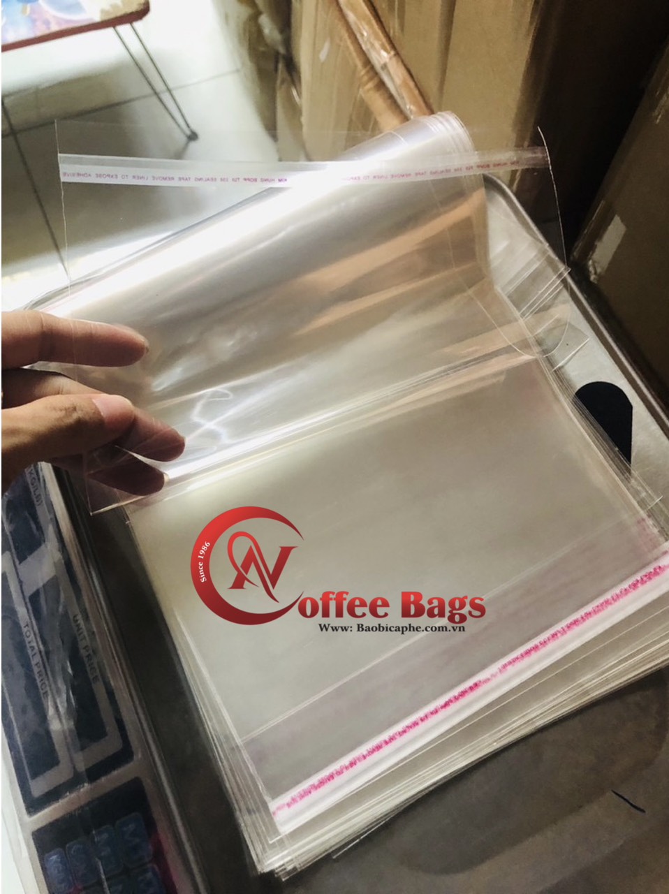 [1kg/size] Túi OPP dáng miệng, túi OPP đựng quần áo