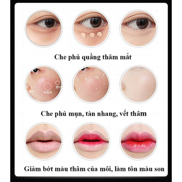 Kem nền dạng thỏi che khuyết điểm cao ccstick