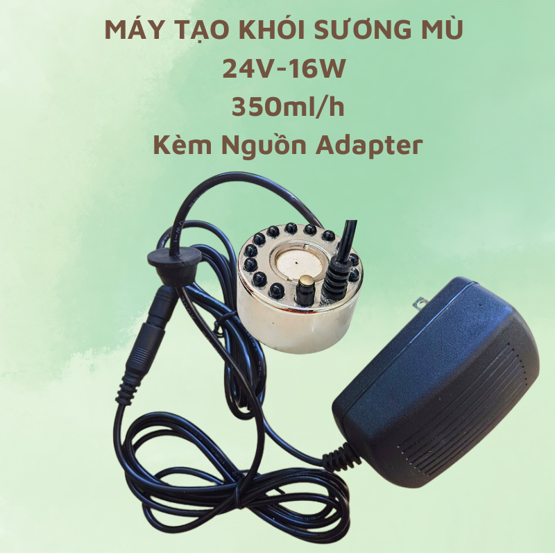 [HCM]Máy phun sương mù tạo khói + Nguồn 24v-1A