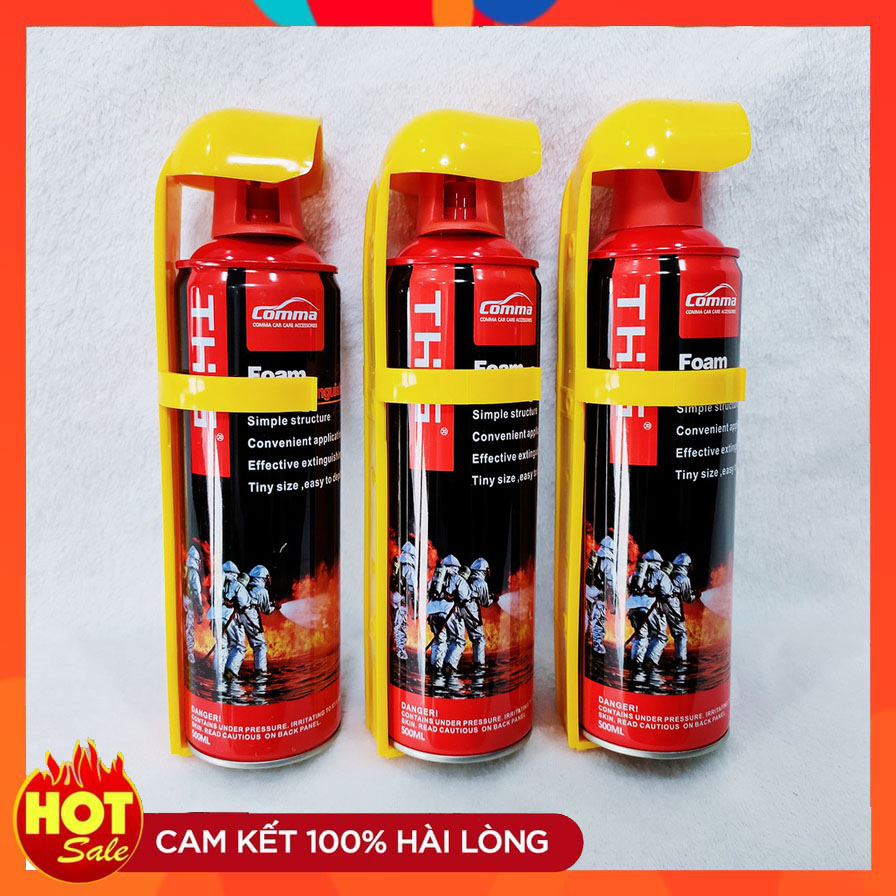 Bình cứu hỏa mini - chai xịt cứu hỏa khẩn cấp - bình cứu hỏa nhanh - this foam fire exstinguisher - vegair shop