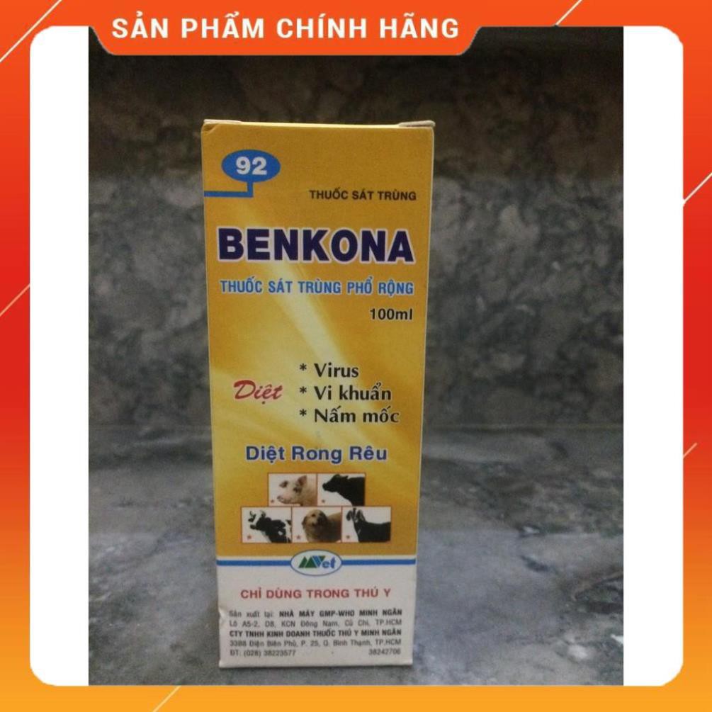 Benkona 100ml-  chế phẩm sát khuẩn.