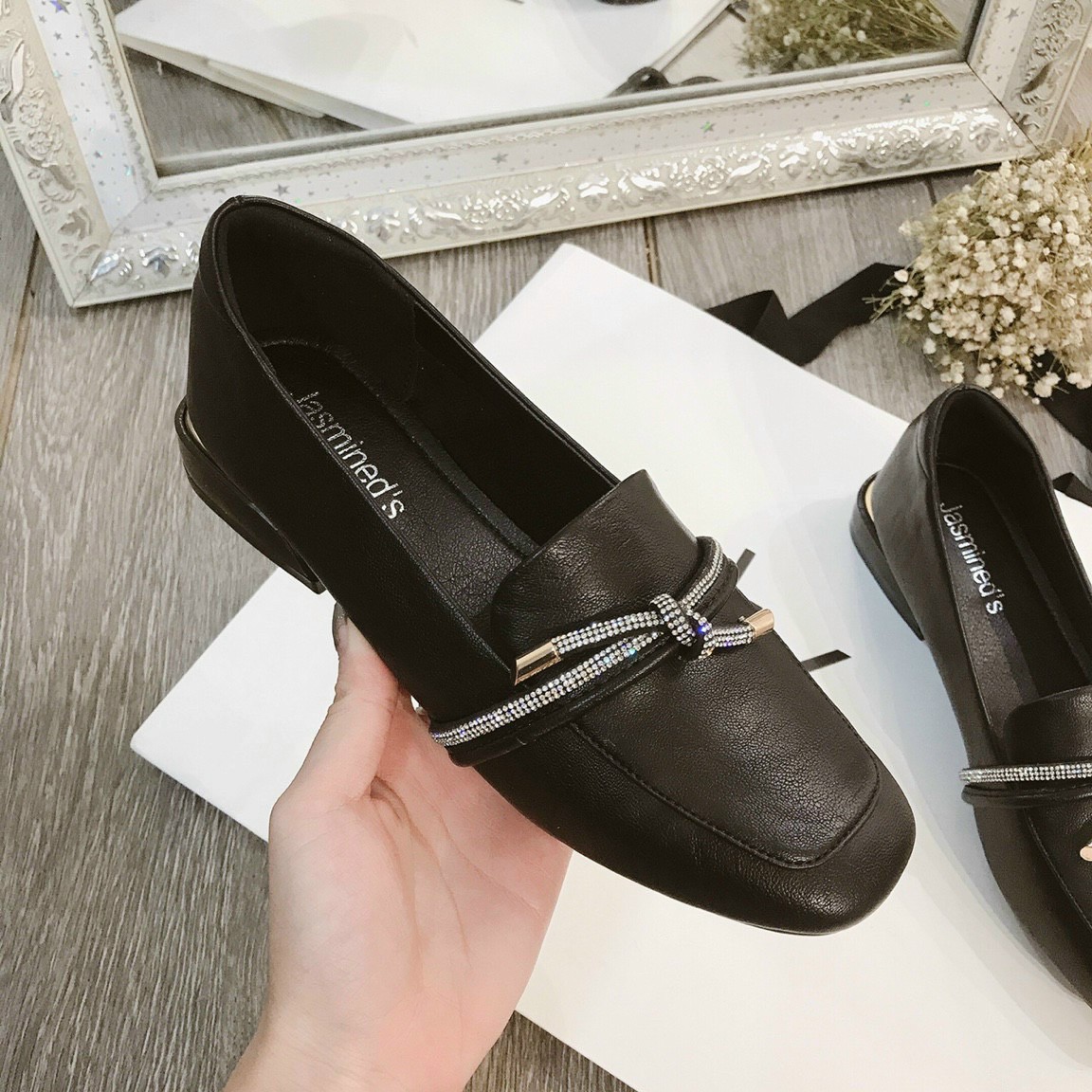 Giày nữ giày Moka Vintage mẫu mới
