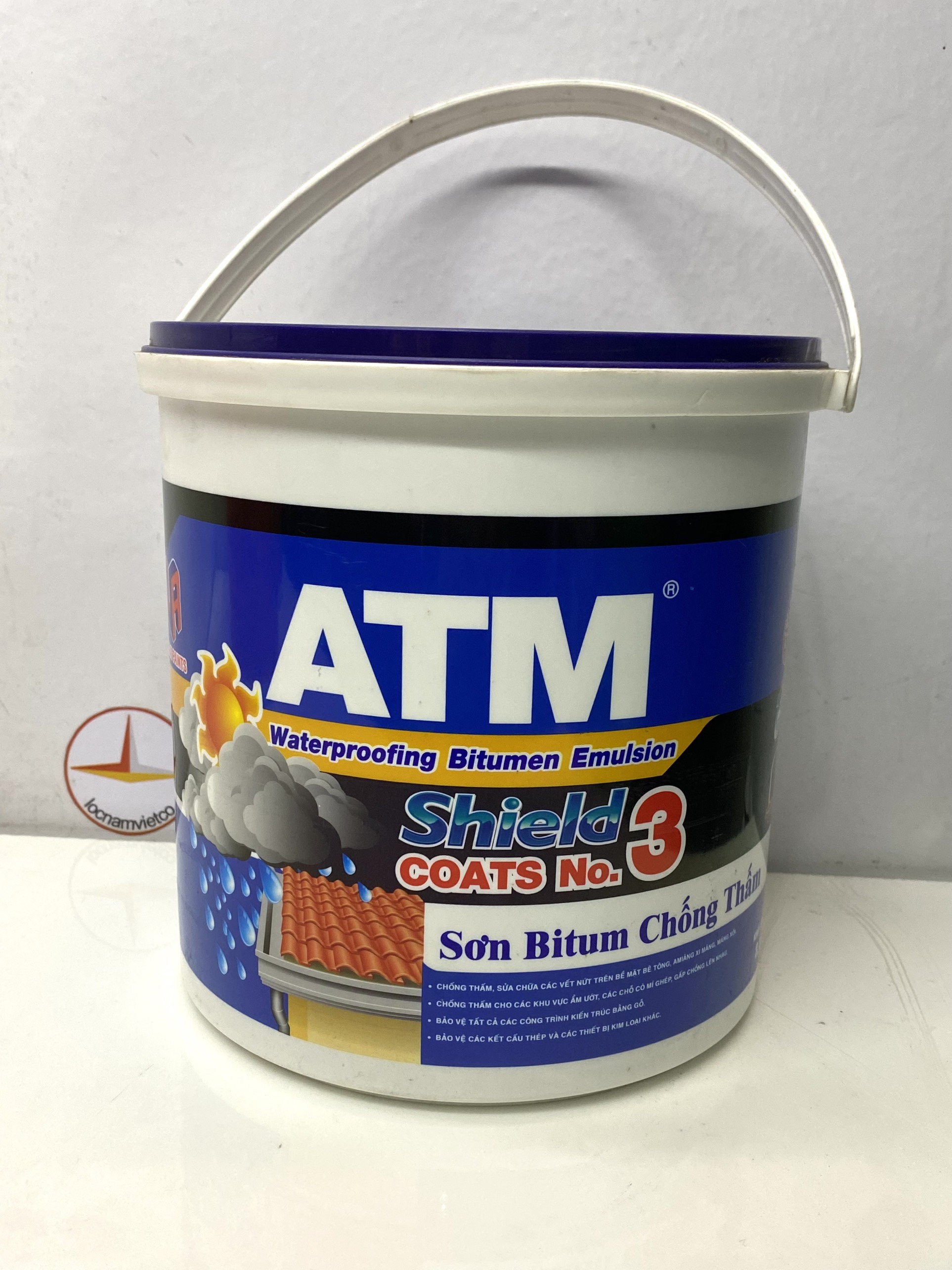 Sơn bitum chống thấm 3,5KG màu đen