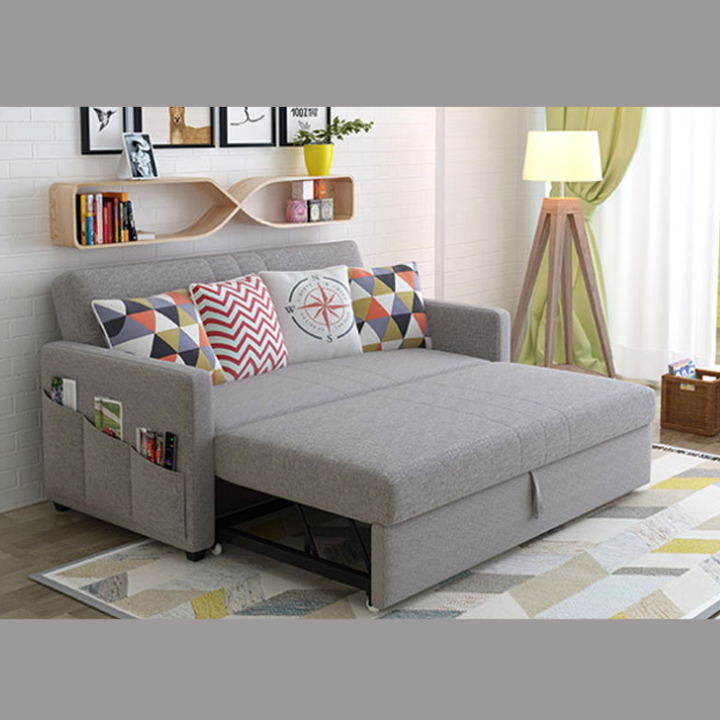 Sofa giường gấp gọn thông minh, sofa đa năng kích thước lọt lòng 1m2, 1m5 x 1m9 tặng kèm gối ôm cao cấp