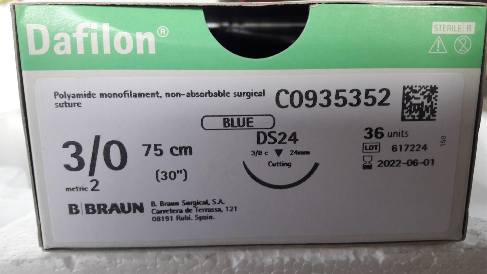 Chỉ phẫu thuật Dafilon 3.0 (1 sợi)